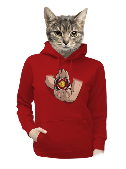 Morfujeme dámska mikina klokanka Red Mal