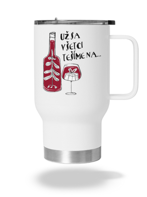 Vianoce vo víne termohrnček White