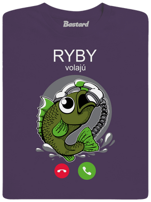 Ryby volají pánske tričko Urban Purple