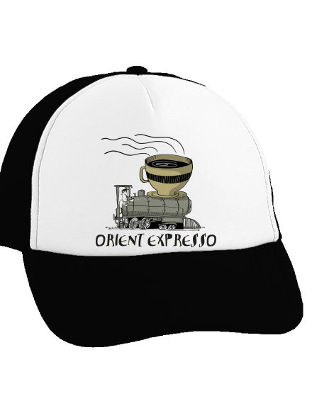 Orient expresso šiltovka truckerka Black cap