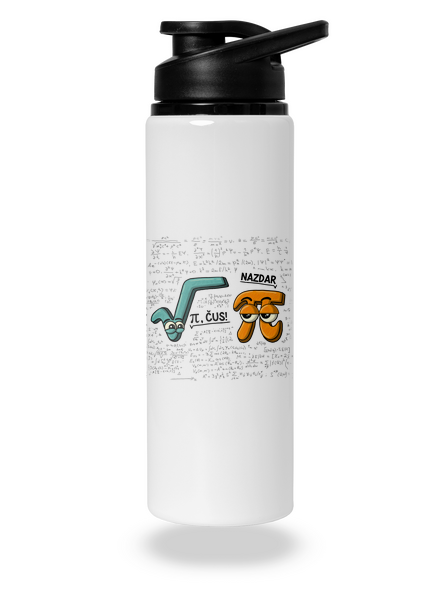 Pí, čus! flaša na vodu White