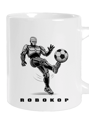 Robokop veľký hrnček White