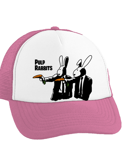 Historky z klobúka šiltovka truckerka Fluorescent Pink cap