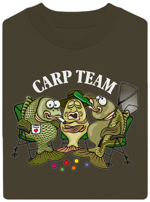 Carp Team unisex mikina bez kapucne Urban Khaki