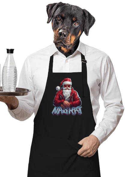 Sranta Klaus zástera Black