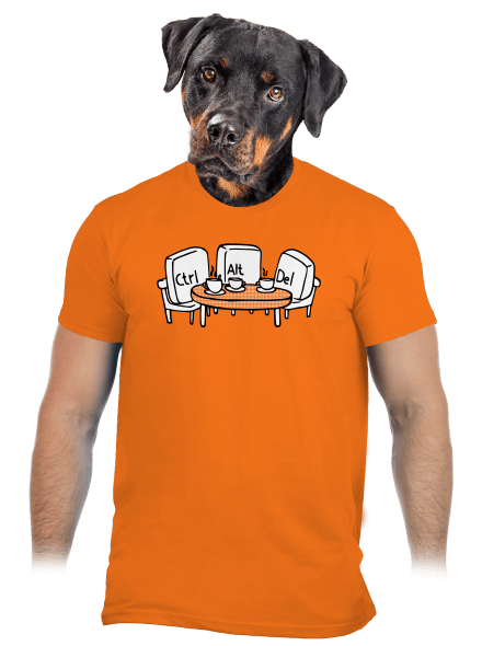 Nerozluční kamaráti pánske tričko Orange