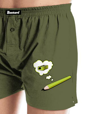 Ceruzka a Strúhatko pánske trenky Khaki