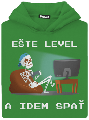 Ešte level detská mikina klokanka Kelly Green AWD