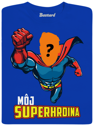 Môj superhrdina pánske tričko Royal Blue