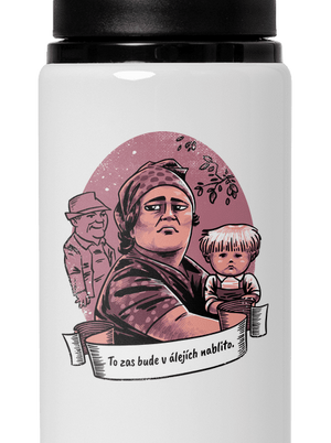 B14: Slavnosti sněženek flaša na vodu White