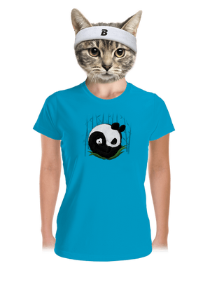Dve spiace pandy dámske športové tričko Blue Atol