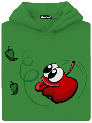 Jablko a jabloň detská mikina klokanka Kelly Green AWD
