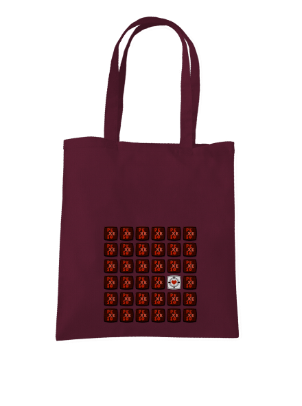 Pexeso taška Burgundy