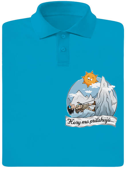 Hory ma priťahujú pánska polokošeľa Blue Atol