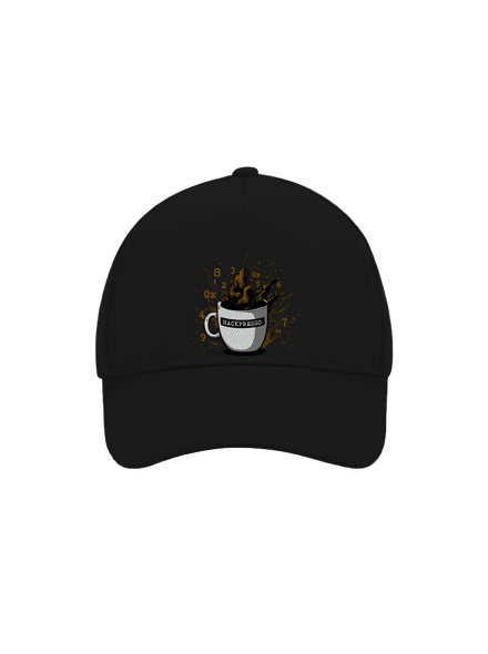 Hackpresso  šiltovka baseballka Black