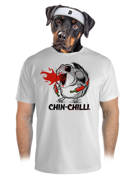 Chinchilli pánske športové tričko White