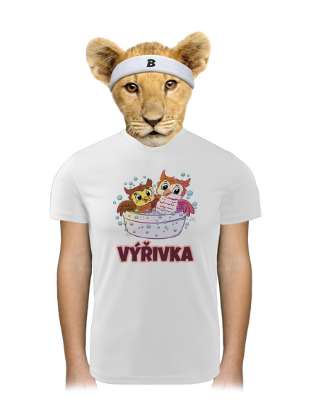 Výřivka detské športové tričko White