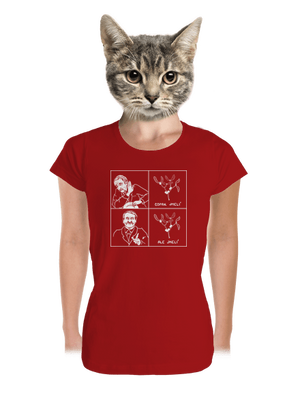 Cimrman: Copak jmelí dámske tričko prémium Red Mal
