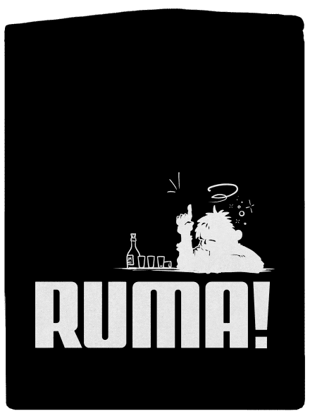 Ruma pánska mikina na zips Black