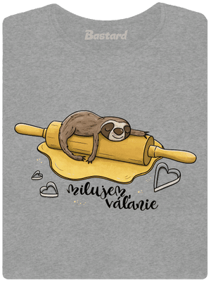 Milujem váľanie dámske tričko Dark Gray Melange