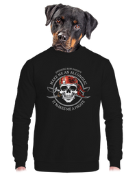 unisex mikina bez kapucne