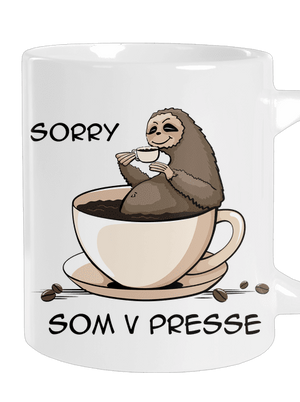 V presse veľký hrnček White