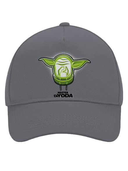 Mistr DiYoda šiltovka baseballka Graphite grey