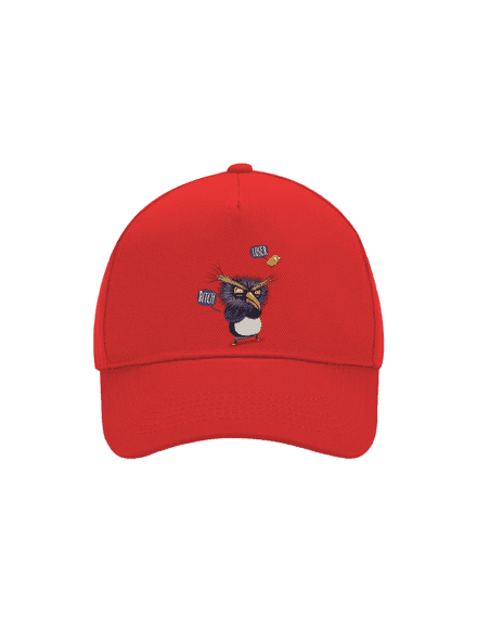 Tučniak nelieta šiltovka baseballka Classic Red