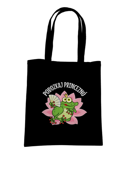 Pobozkaj princeznú a princa taška Black