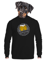 unisex mikina bez kapucne