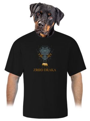 Zrod draka unisex tričko oversized Black
