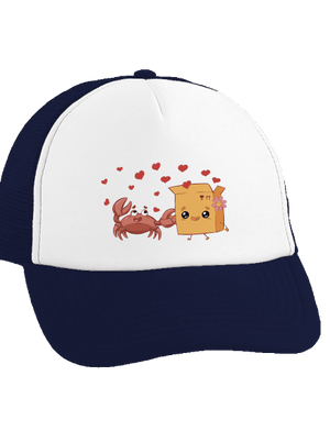 Krab a krabica šiltovka truckerka French Navy cap
