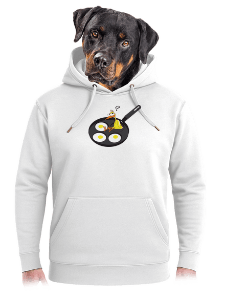 Kurča unisex mikina premium Snowwhite