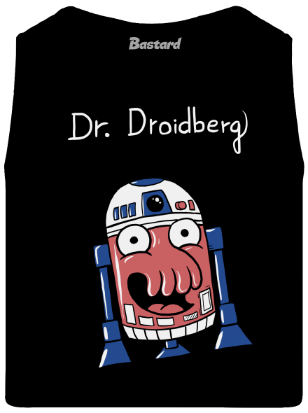 Dr. Droidberg pánske tielko Black