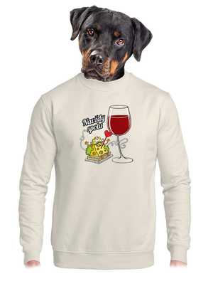 Navždy spolu unisex mikina bez kapucne Off White