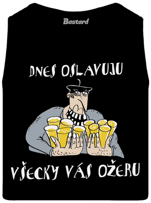 Dnes oslavujem pánske tielko Black