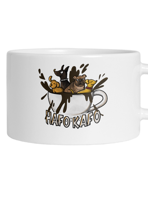 Hafo kafo hrnček makronka White