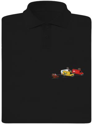 Santa se soby pánska polokošeľa Black