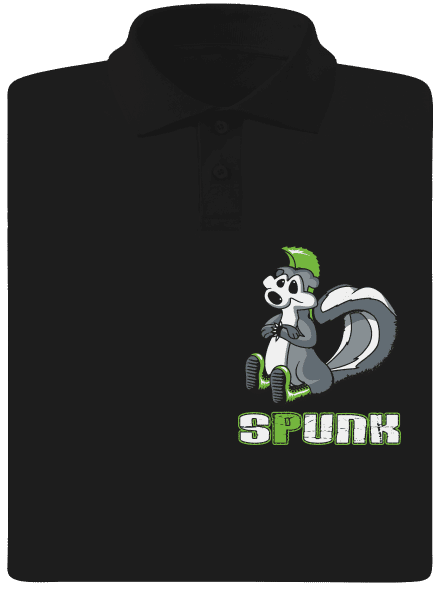 Spunk pánska polokošeľa Black