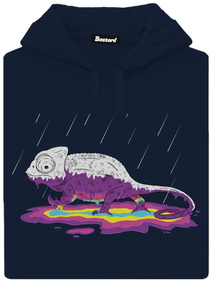 Odkryté tajomstvo pánska mikina klokanka Navy