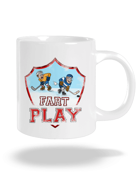Fart Play veľký hrnček White