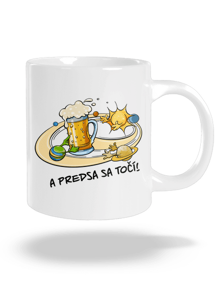 A predsa sa točí! veľký hrnček White