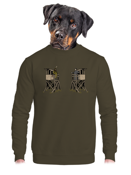 Poľovník a kazateľnica unisex mikina bez kapucne Urban Khaki