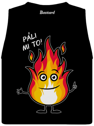 Páli mi to dámske tielko voľné Black