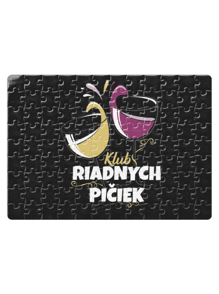 Klub riadnych pičiek puzzle White