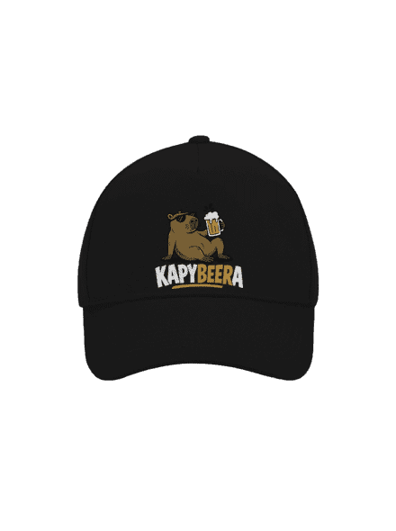 Kapybeera šiltovka baseballka Black