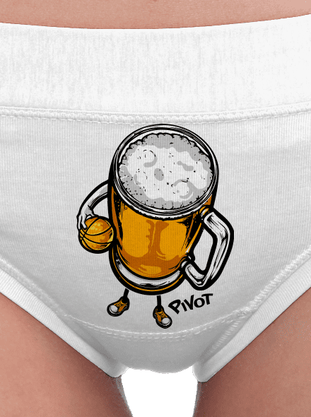 Pivot dámske nohavičky White