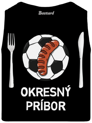 Okresný príbor pánske tielko Black