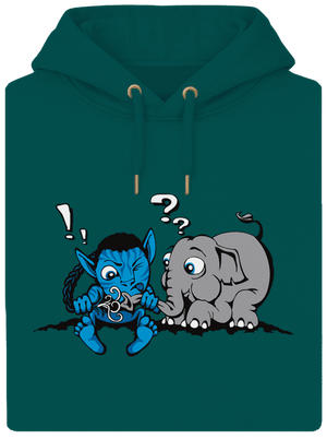 Error 501 unisex mikina premium Emerald Green