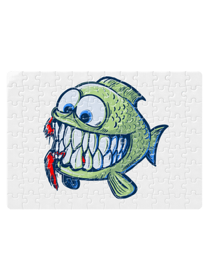 Hladná rybka puzzle White